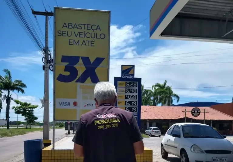 Pesquisa do Procon-JP registra que menor preço da gasolina cai novamente e está sendo praticado a R$ 6,12