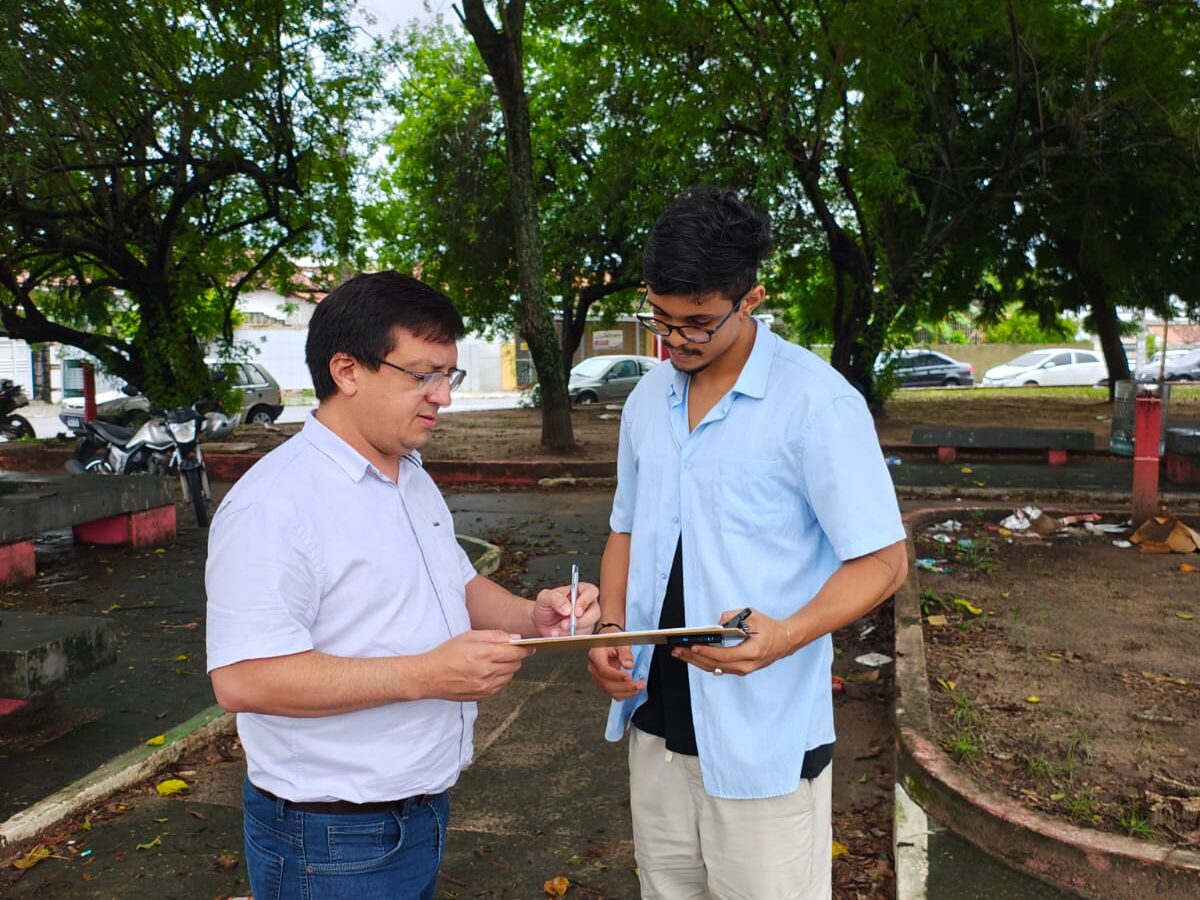 Secretaria de Zeladoria executa levantamento para execução de melhorias em praças e parques de João Pessoa