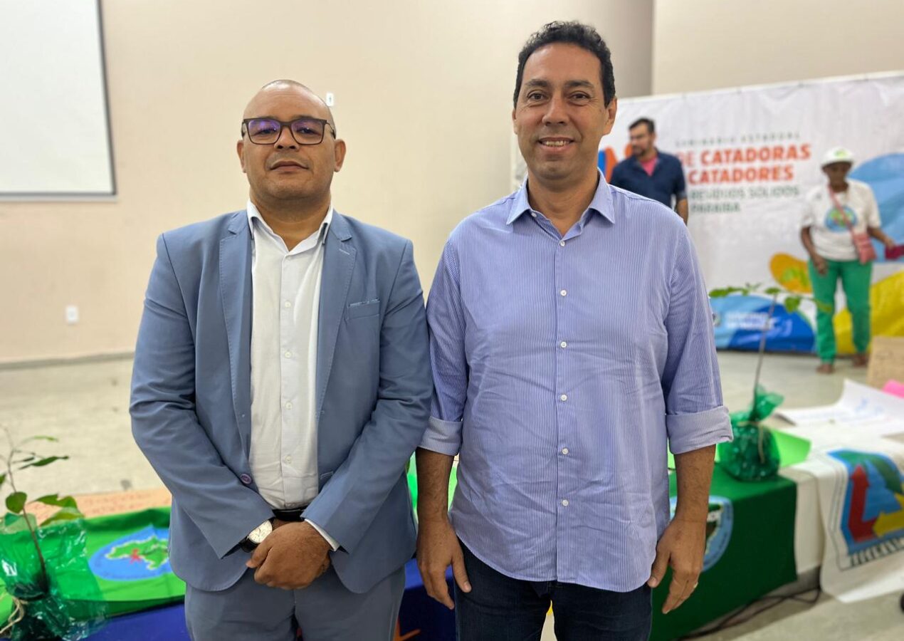 Léo Bandeira participa do Encontro Estadual de Catadoras e Catadores de Resíduos Sólidos da Paraíba