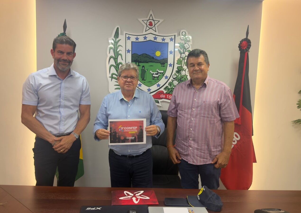 NESTA QUARTA: Governo da Paraíba confirma participação no III Confep e reforça parceria com a Famup
