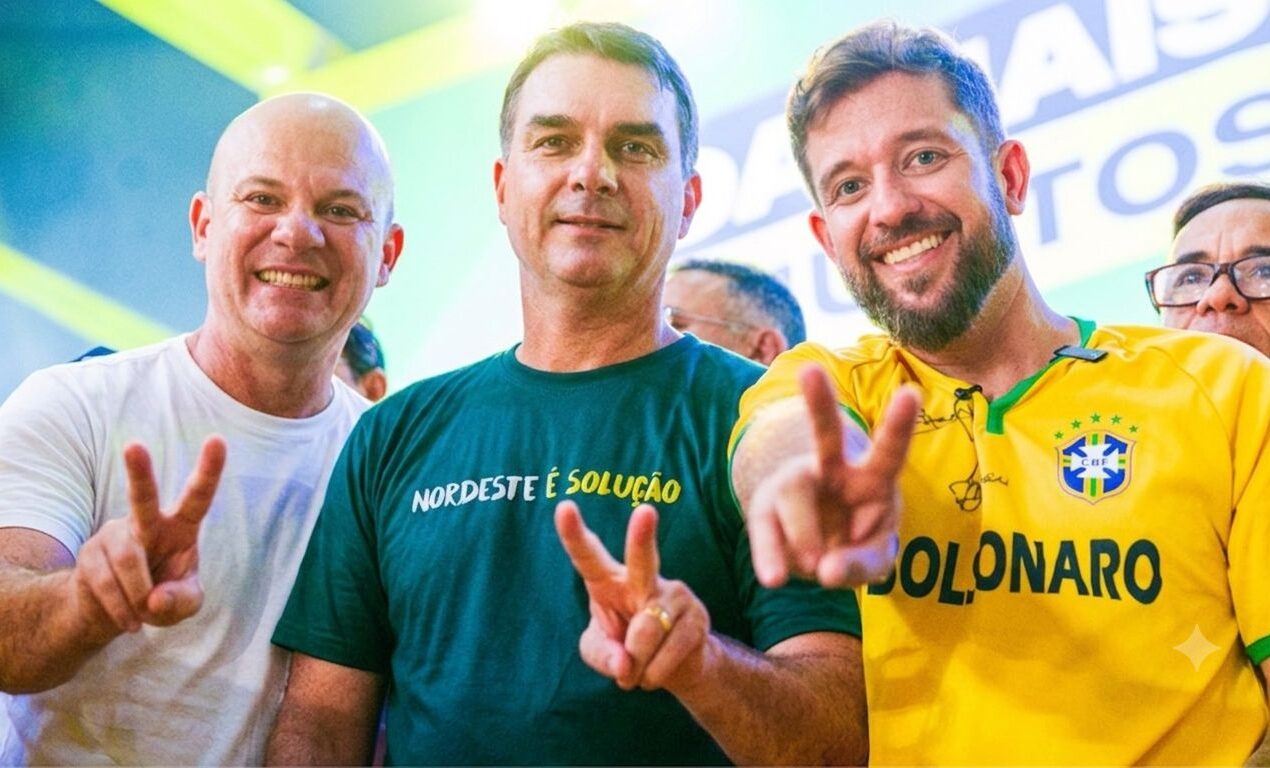 Fábio Lopes participa de convenção do PL ao lado de Flávio Bolsonaro e terá candidatura à ALPB oficializada