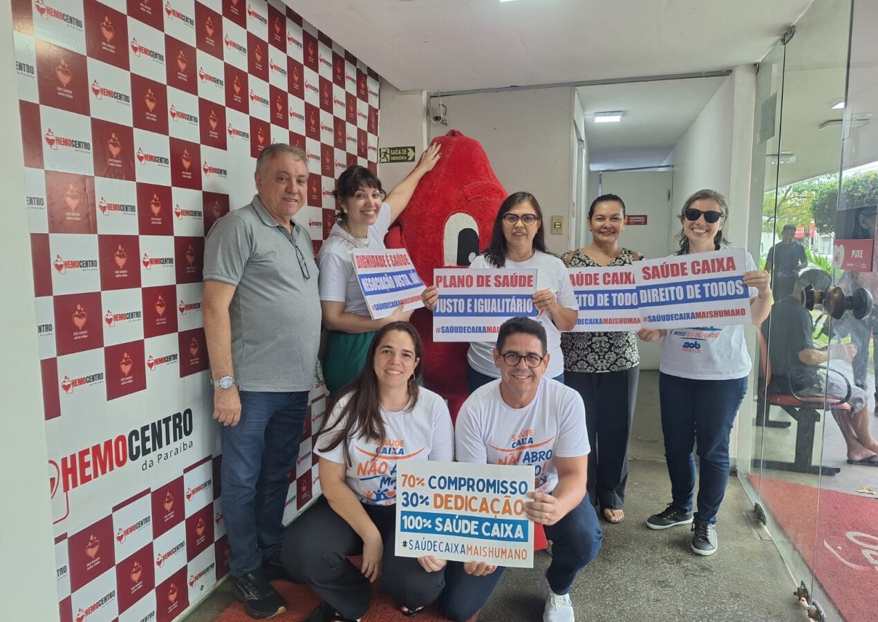 Sindicato dos Bancários promove campanha de doação de sangue no Hemocentro da Paraíba, em João Pessoa